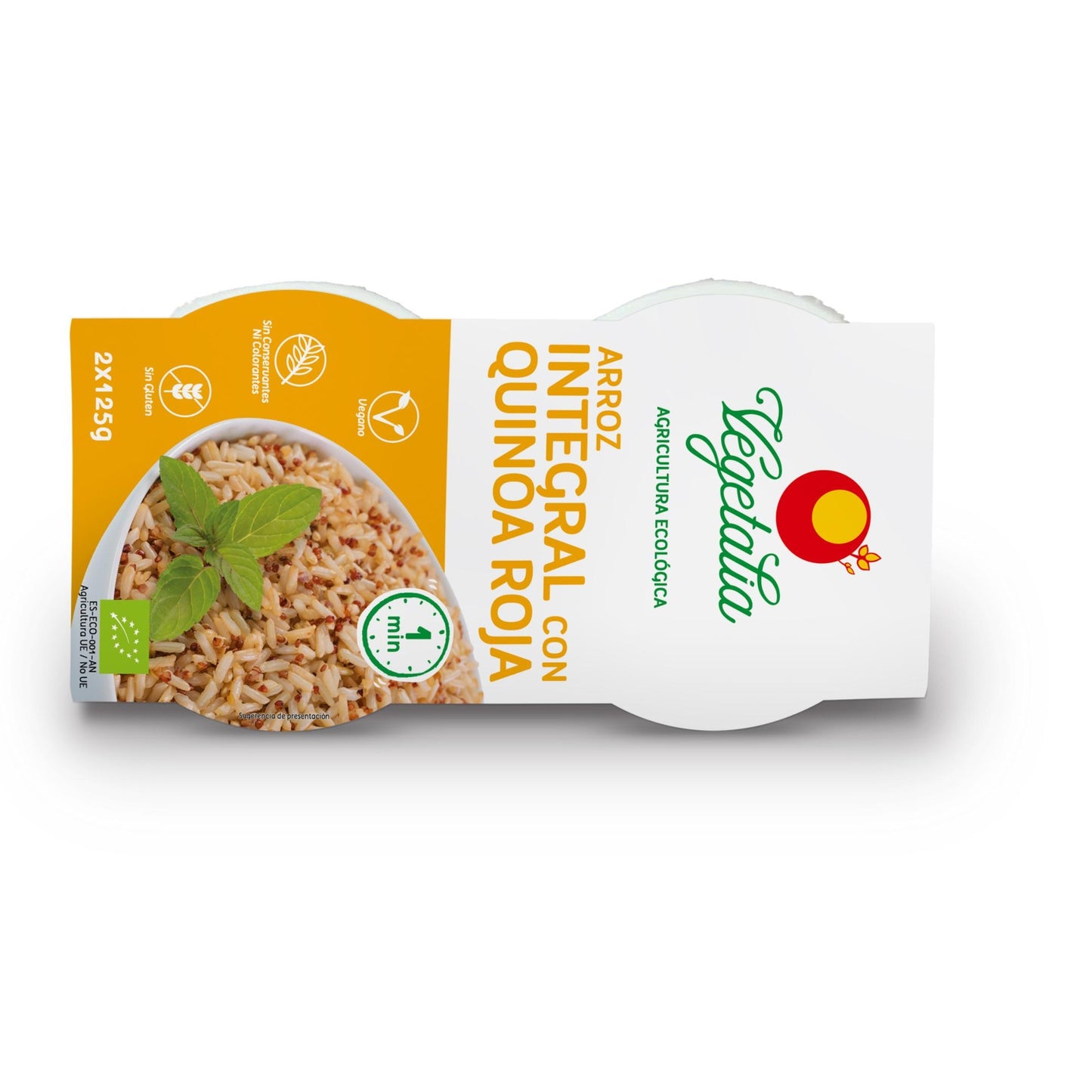 Brunt ris och quinoa BIO Vegetalia 2 st x 125 g