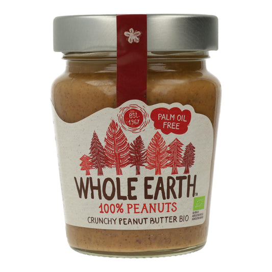 Krem z orzechów ziemnych Bio Crunchy, 227 g. Whole Earth