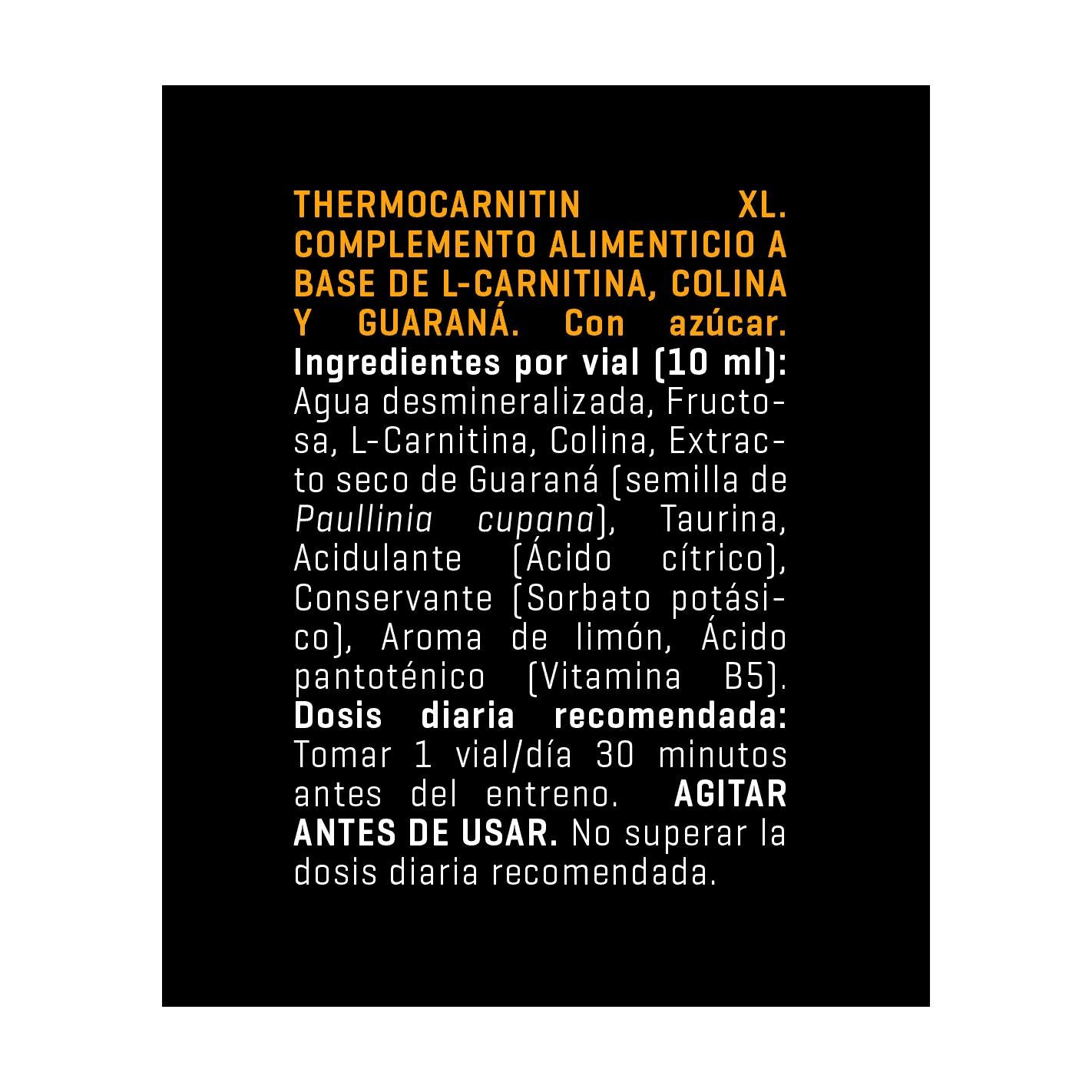 Thermocarnitin XL energigivande och fettförbrännande Powergym