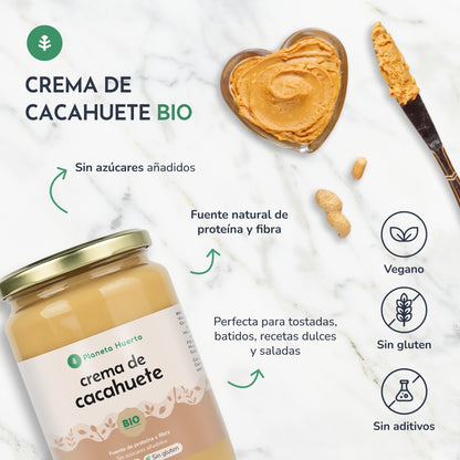 Crème de cacahuètes ECO Planeta Huerto