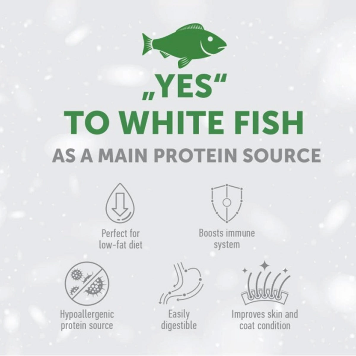 Nature's Protection White Dog Grain-Free Fish Food for Small Breed Puppies 1.5 kg