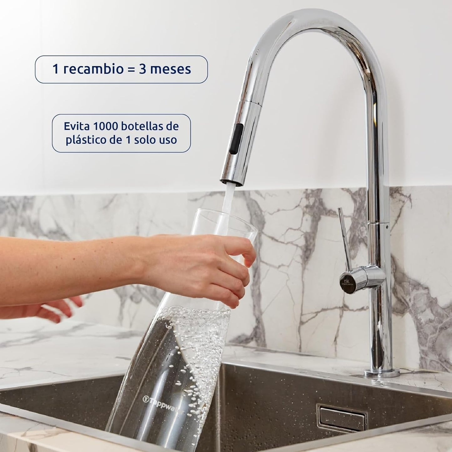PitcherPro SMR Tappwater Glass Filter Jug 1.45 l