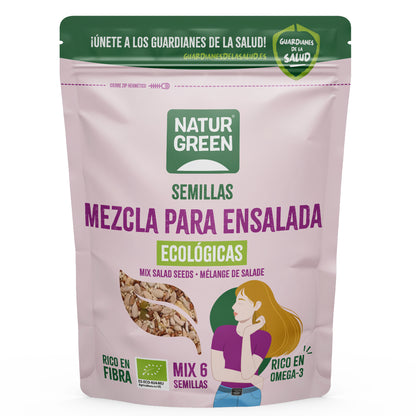 6 Seed Salad Mix, NaturGreen, 450 g