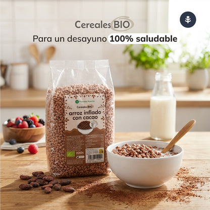 Glutenfreier Puffreis mit Kakao ECO Planeta Huerto 200 g