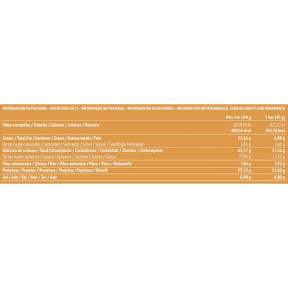 Barre énergétique aux dattes, amandes, chia et orange PaleoBull, 50 g