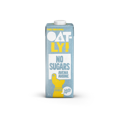 Lot de 6 boissons à l'avoine sans sucre, Oatly, 1 L