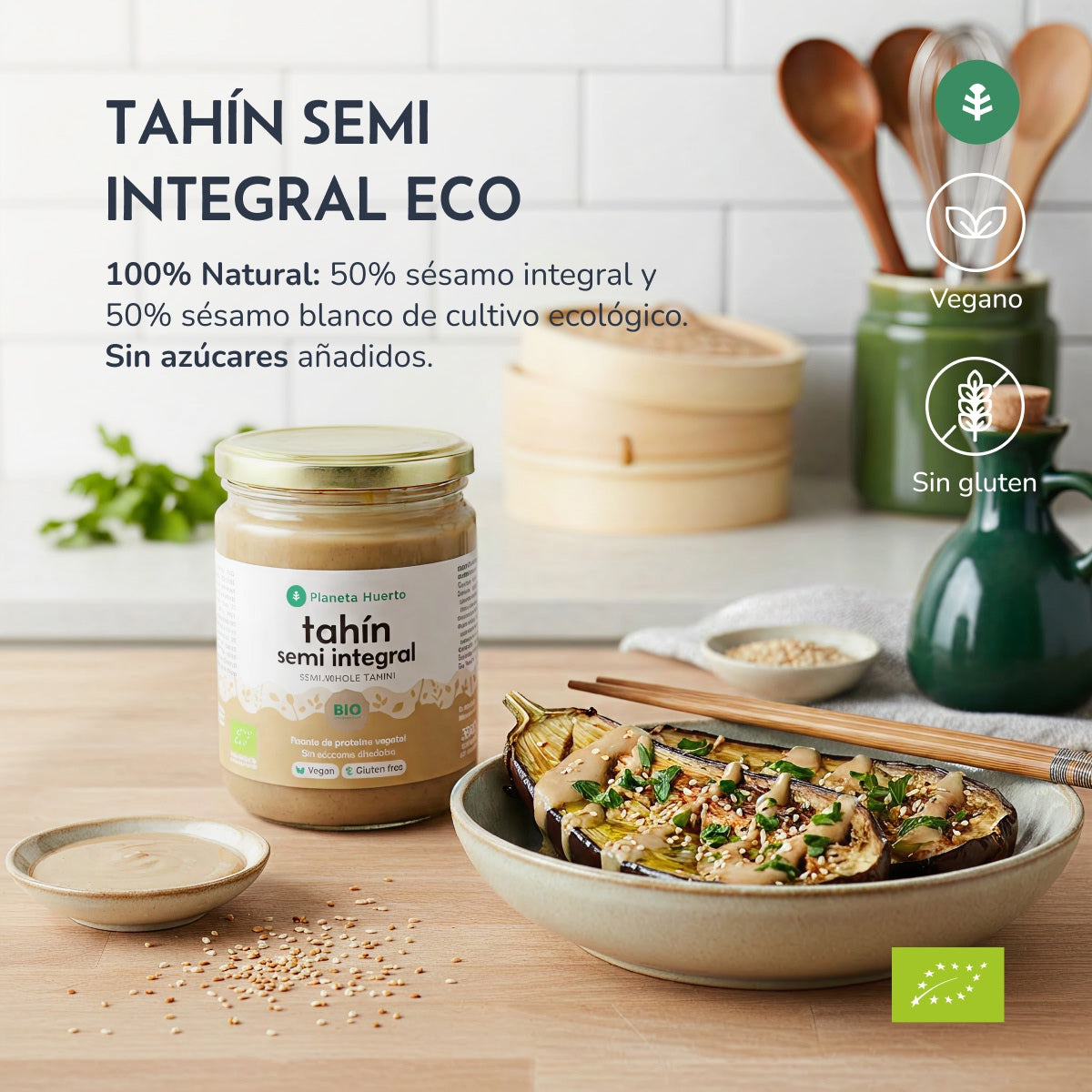Volkoren Tahini ECO Planeta Huerto 350gr