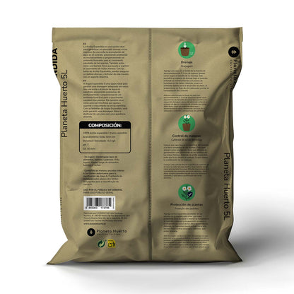 Pack 15 L 3 x Expanded Clay Planeta Huerto 5 Litres