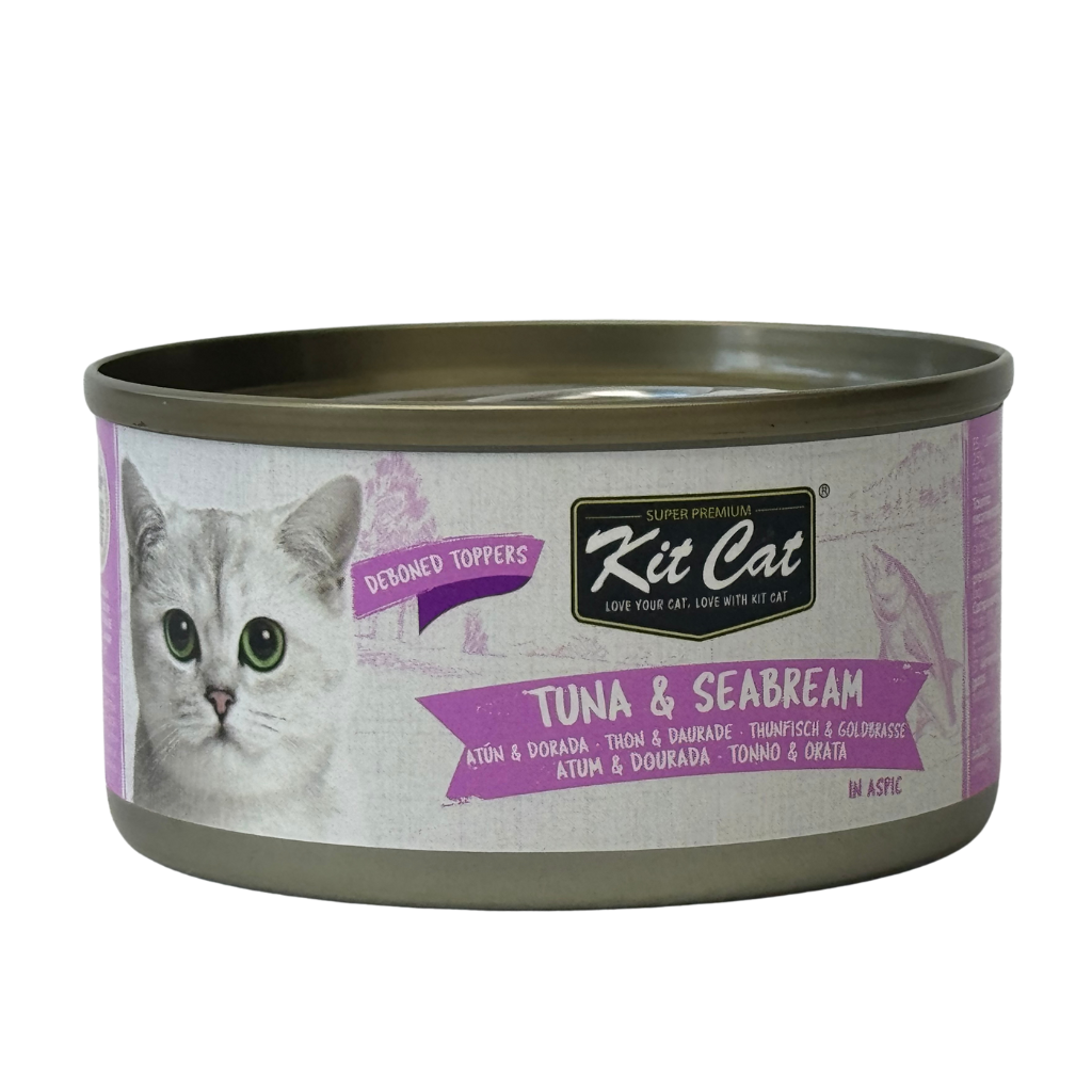Kit Cat Tuna & Sea Bream Toppers 80 g Wet cat food