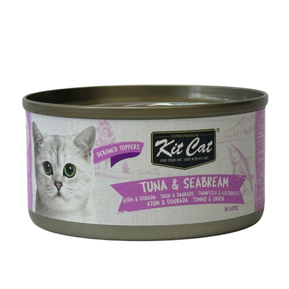 Kit Cat Tuna & Sea Bream Toppers 80 g Wet cat food