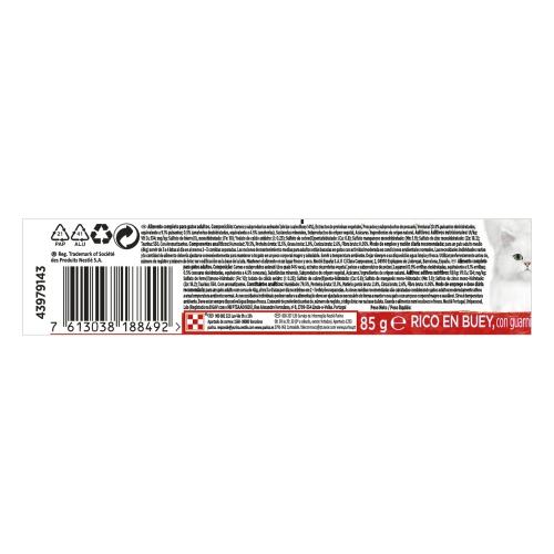 Opakowanie 24 x GOURMET Nature's Creations Mini filety bogate w wołowinę 85 g