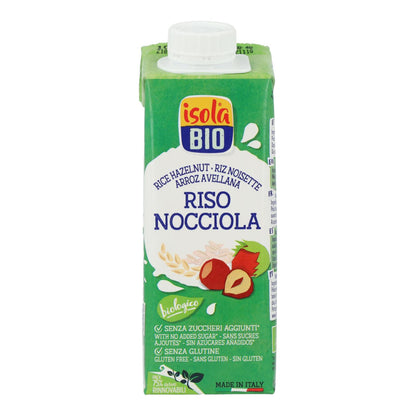 Bio-Reis- und Haselnussgetränk Isola Bio 250 ml