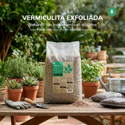 Pack 3xPlanet Vegetable Garden Vermiculite 8 Litres