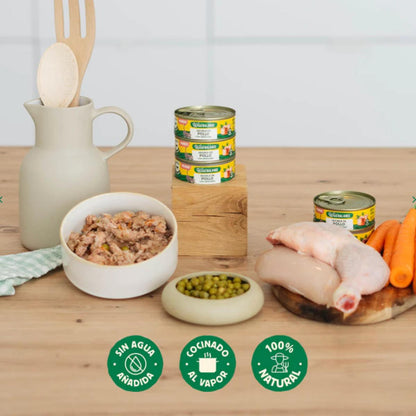 Volledig blikje kipschotel voor katten Wild Balance 80 g