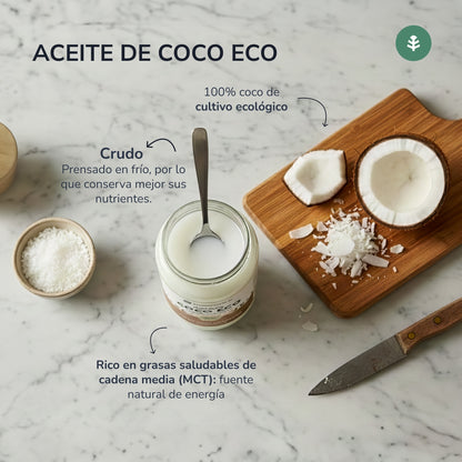Confezione 2x Olio di cocco vergine ECO Planet Orchard 500 ml