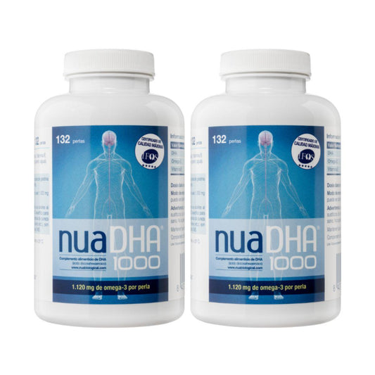 2-pack NuaDHA 1000 Laboratorios Nua 132 kapslar