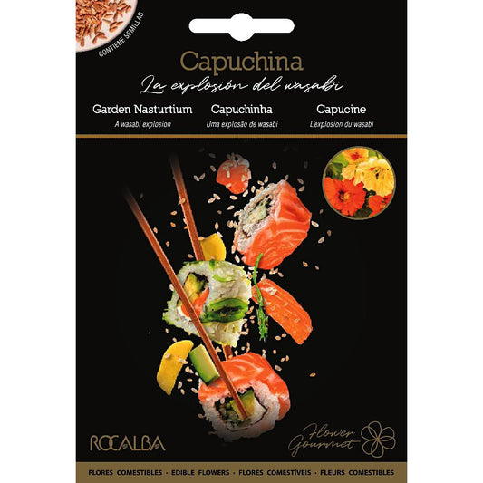 Nasiona jadalnych kwiatów nasturcji