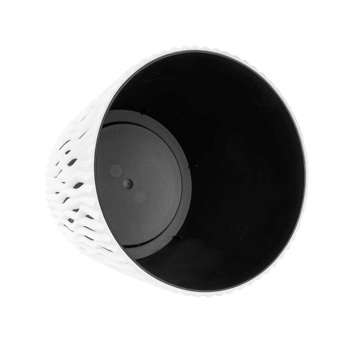 Duna pot with white insert D 22 x 19