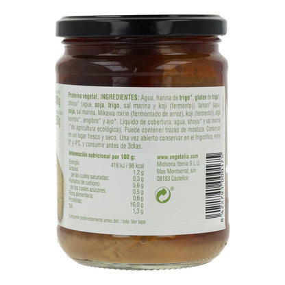 Seitán en tarro de vidrio Vegetalia 250 g