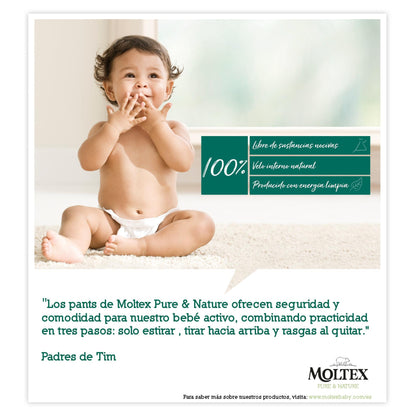 PROMOZIONE SPECIALE Pannolini Moltex Pure & Nature T6 (+14 kg), 36 pezzi