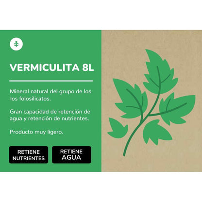 Pack 3xPlanet Vegetable Garden Vermiculite 8 Litres