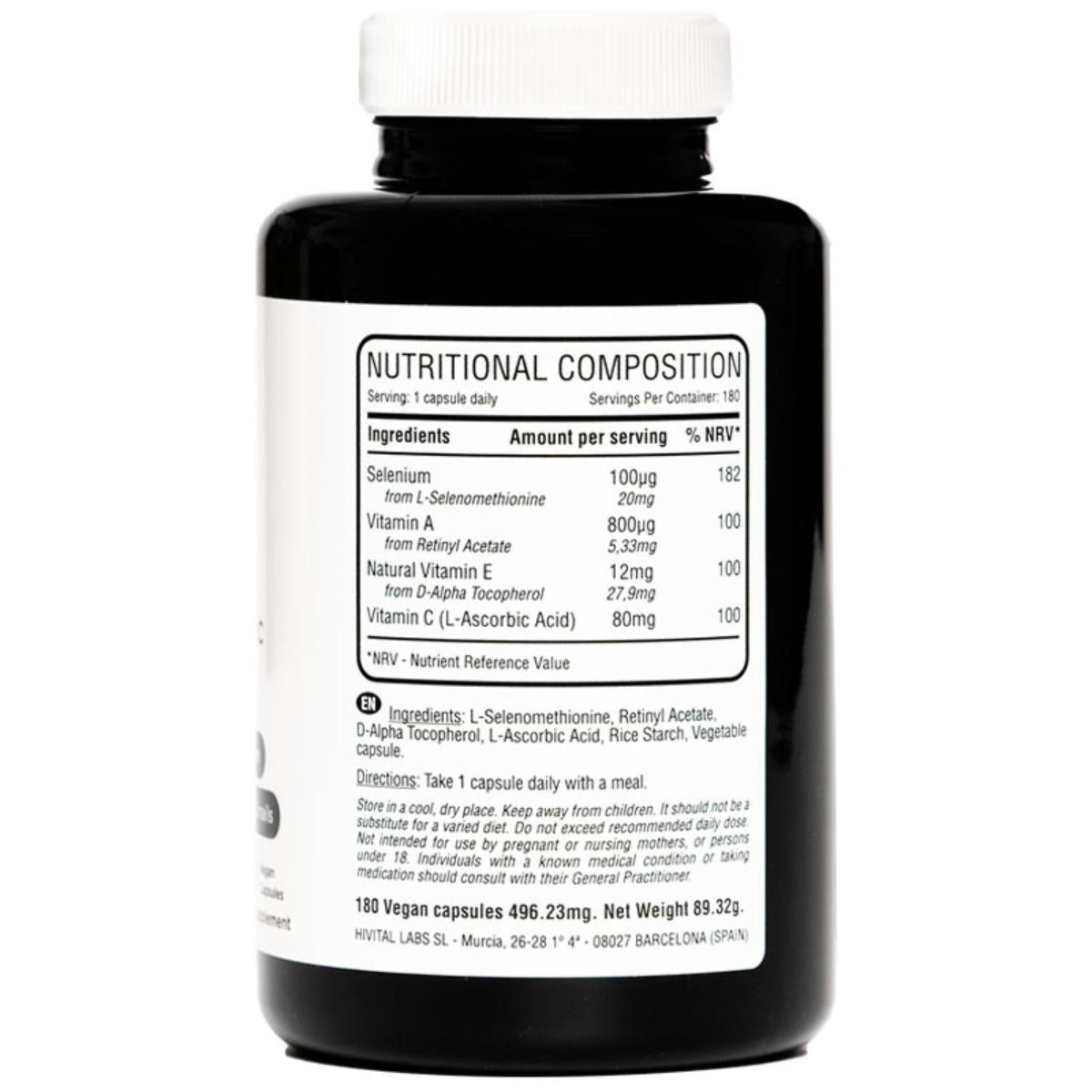 Selenium Hivital 100 mg 180 capsules