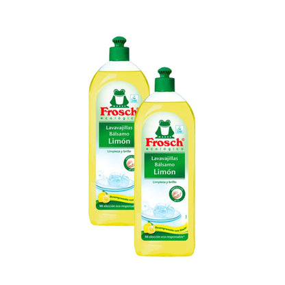 Opakowanie 2x płyn do mycia naczyń cytrynowy Eco Frosch 750 ml