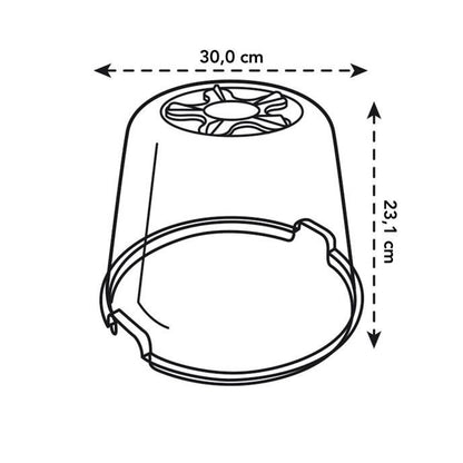 Copertura invernale per vasi Green Basics Elho 30 cm