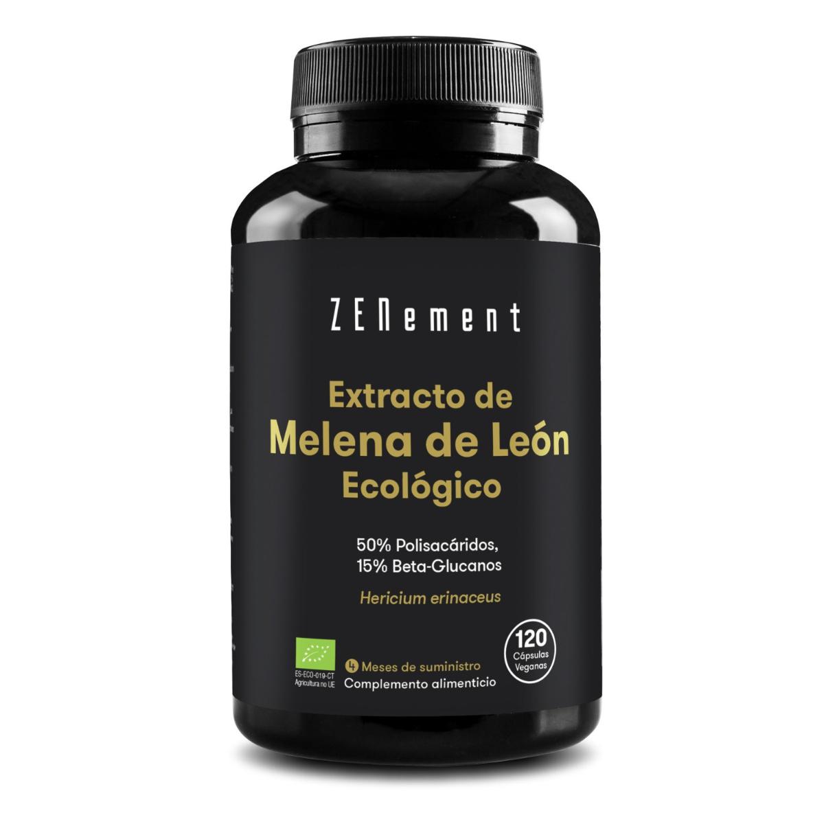 Biologisch leeuwenmanen-extract 50% polysacchariden, 15% bèta-glucanen Zenement, 120 tabletten Biologisch leeuwenmanen-extract