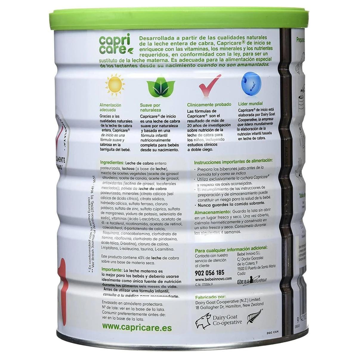Getmjölk för spädbarn 1 Capricare 800 g