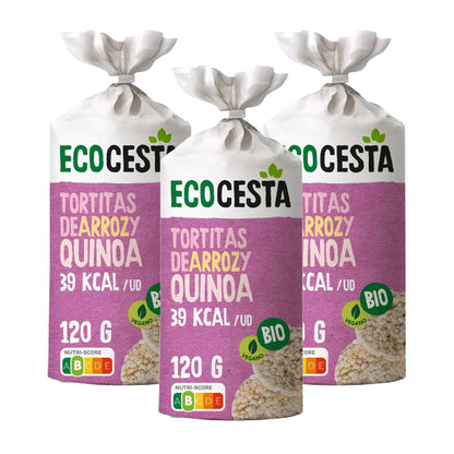Zestaw 3x ekologicznego ryżu i komosy ryżowej Ecocesta 120 g