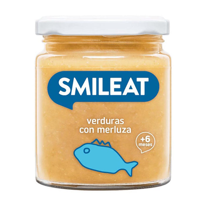 Pakket biologische vlees- en vispotjes Smileat 4 stuks van 230 g