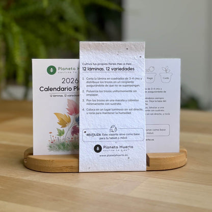 Plantbare kalender 2025 Planet Orchard Zet tijd om in natuur