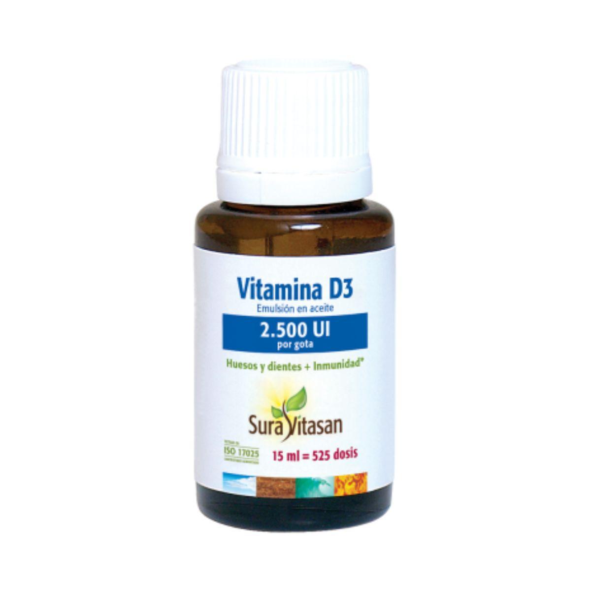 Vitamine D3 2500 IE 15 ml SuraVitasan
