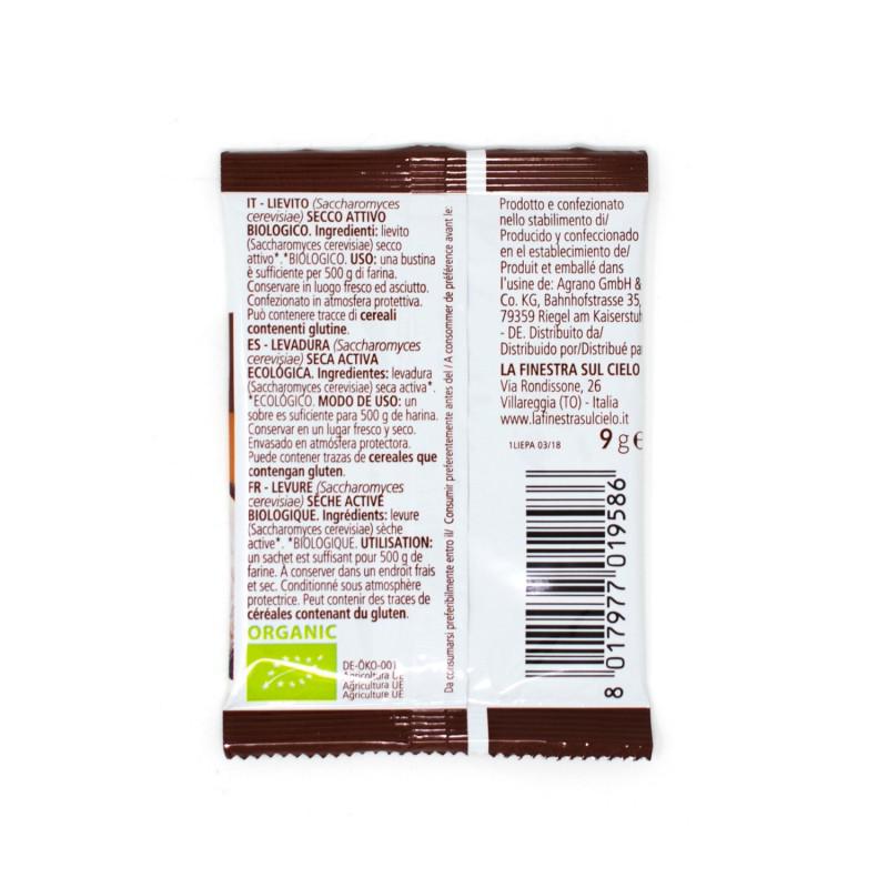 Trockenhefe für Brot und Pizza La Finestra Sul Cielo 9g