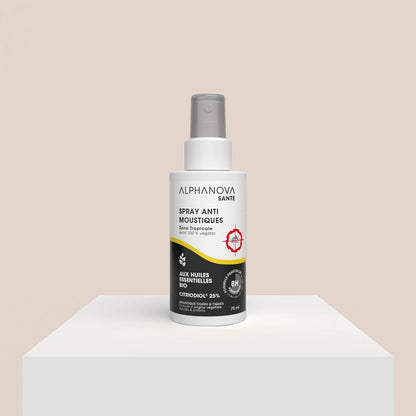 Anti-moustiques Zone tropicale - Efficacité 8 h Alphanova Santé 75 ml