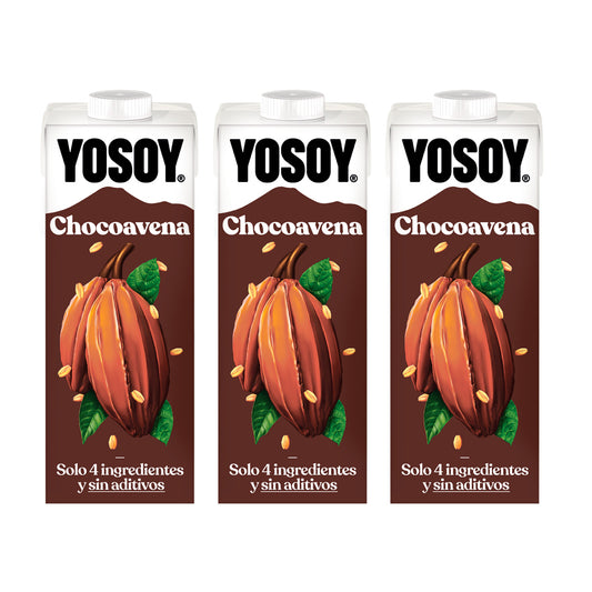Pack 3 uds Bebida de Choco Avena YOSOY 200ml