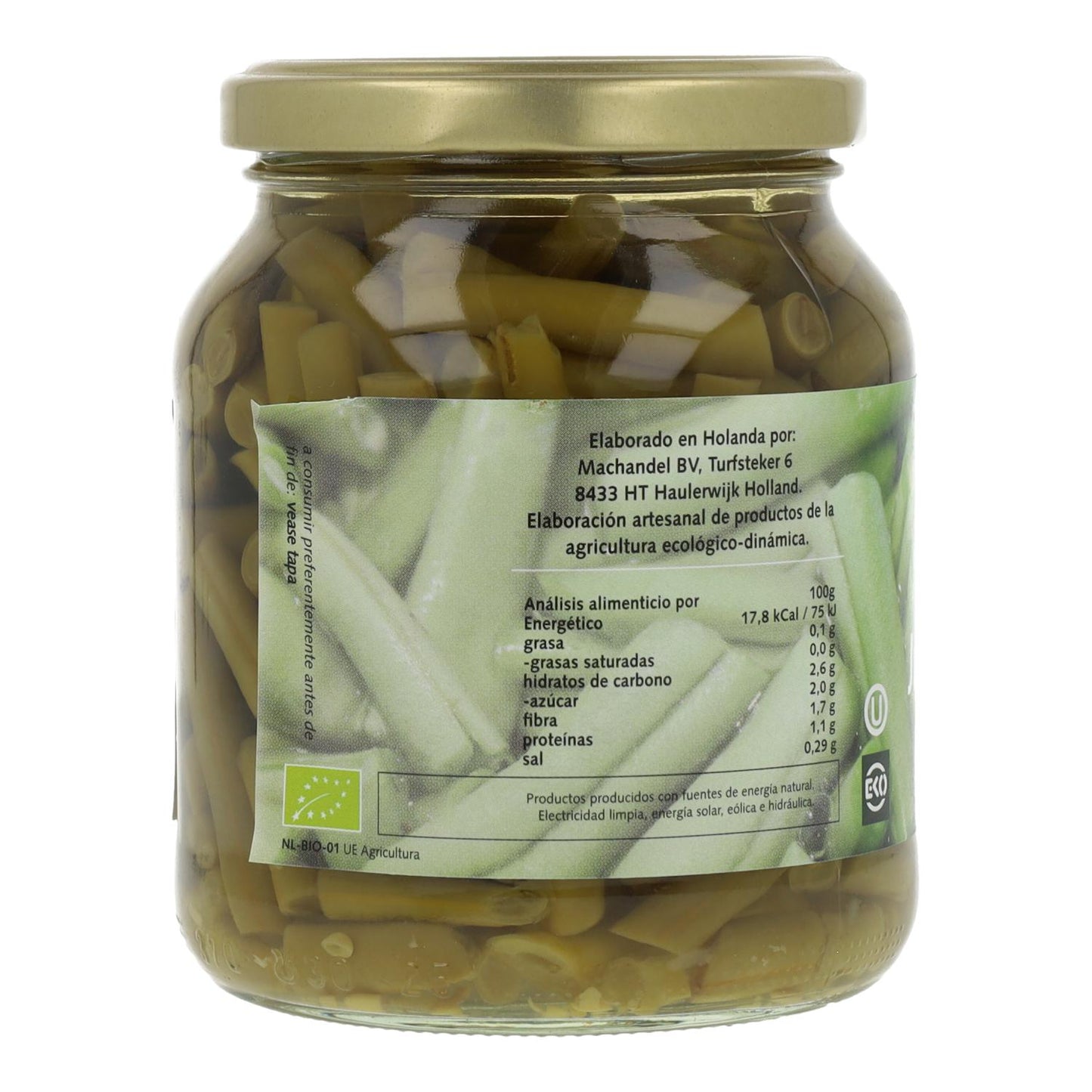 Machandel Bio-Grüne Bohnen 340 g