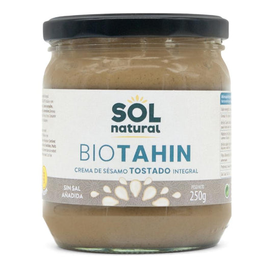 Bio Tahini Vollkorn geröstet ohne Salz Sol Natural 250 g