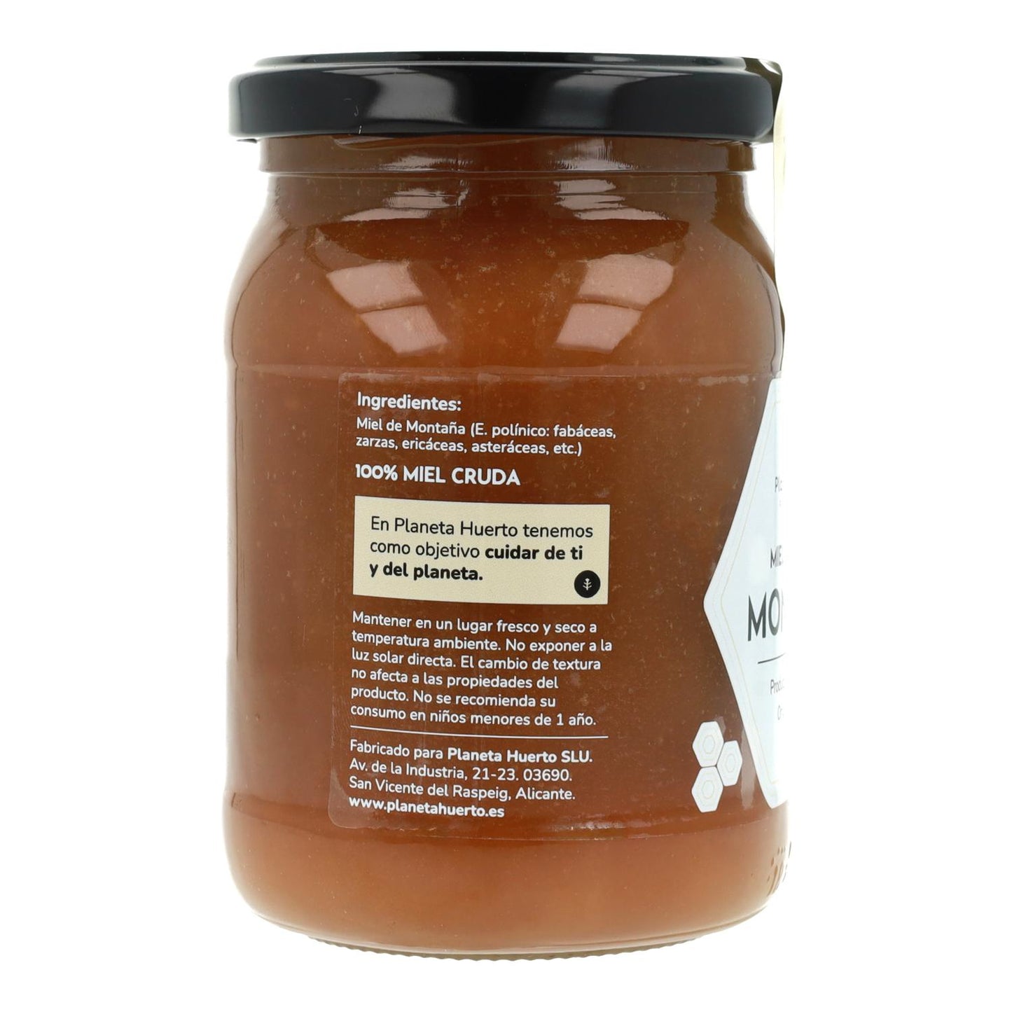 Pack 6x Miel Cruda de Montaña Planeta Huerto 500 g