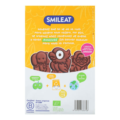 Biscotti di farro, avena e cacao ECO 220 g Smileat