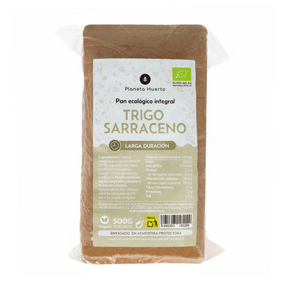 Pane integrale di grano saraceno ECO Planeta Huerto 500 g