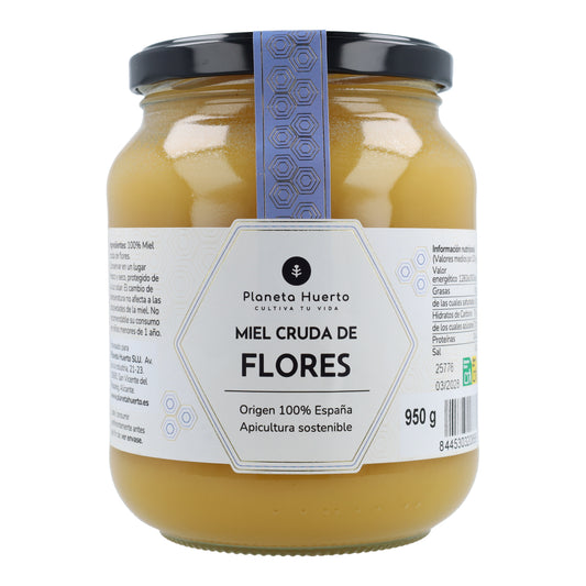 Miel Cruda de Mil Flores Planeta Huerto 950 g