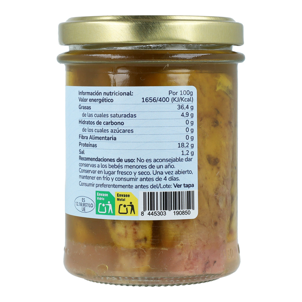 12er-Pack Makrele in nativem Olivenöl extra ECO Planeta Huerto 190 g