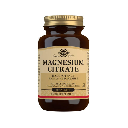 Magnesiumcitrat 60 tabletter Solgar