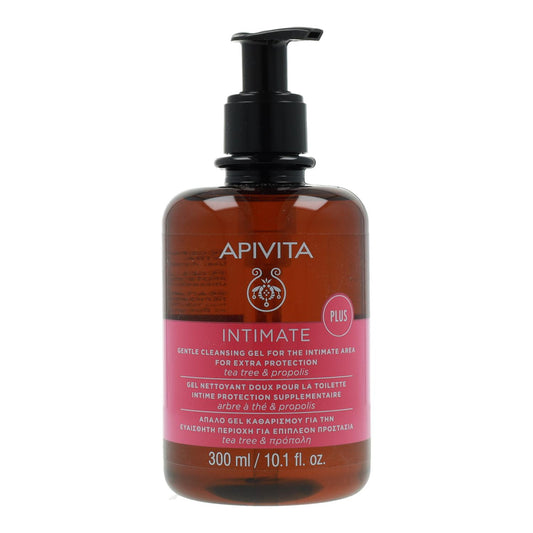 New gentle cleansing gel for the intimate area for Extra Plus protection Apivita 300 ml
