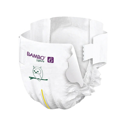 Babywindeln Bambo Nature Größe 6-16+kg (6er-Pack à 20 Stück)
