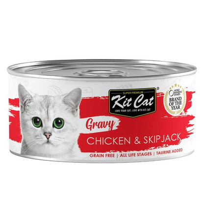 Zestaw Cat Lata Gravy - Kurczak i bonito Skipjack 70 g Mokra karma dla kotów w sosie