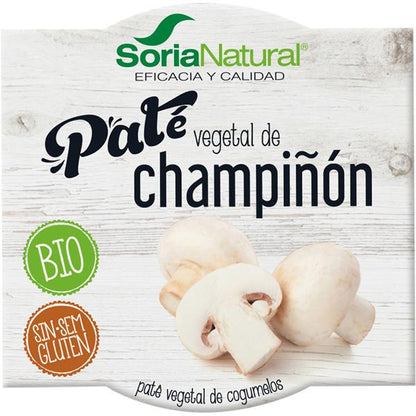 Pate Vegetal de champiñón Soria Natural  2 uds. 50 g