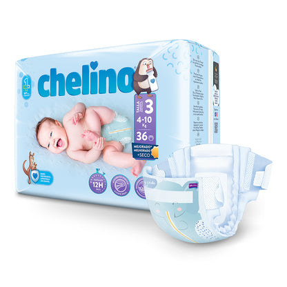 CHELINO BLÖJA T3 Liggende (4-10 kg) 36 st